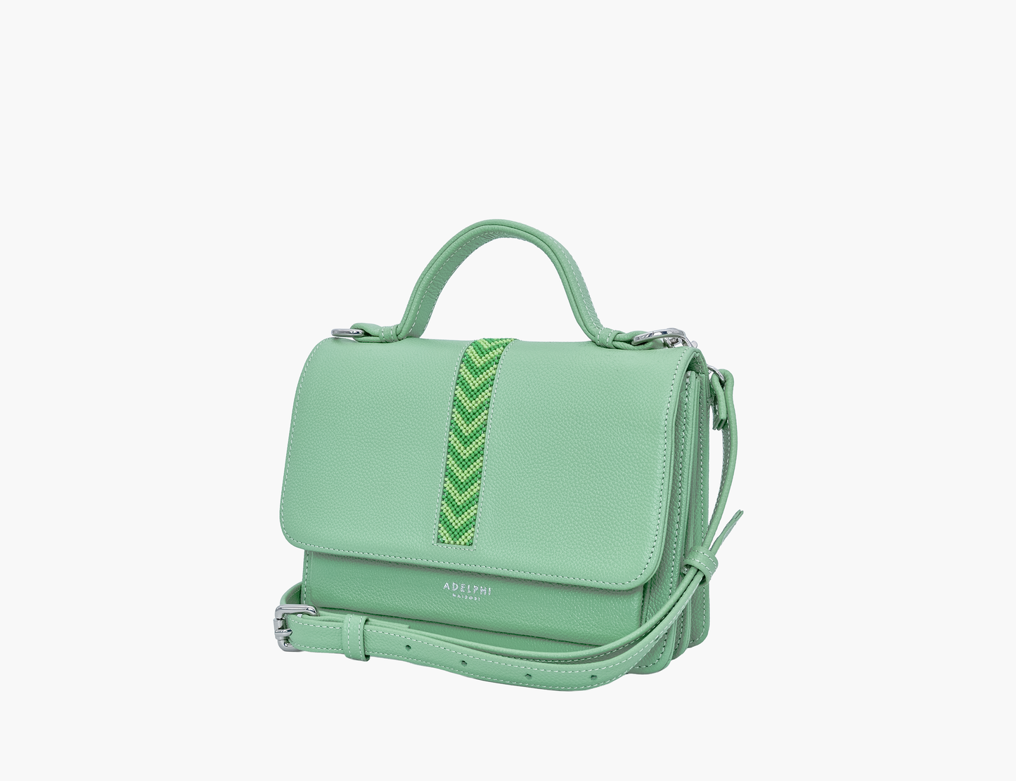 Top Handle with Flap Beaded