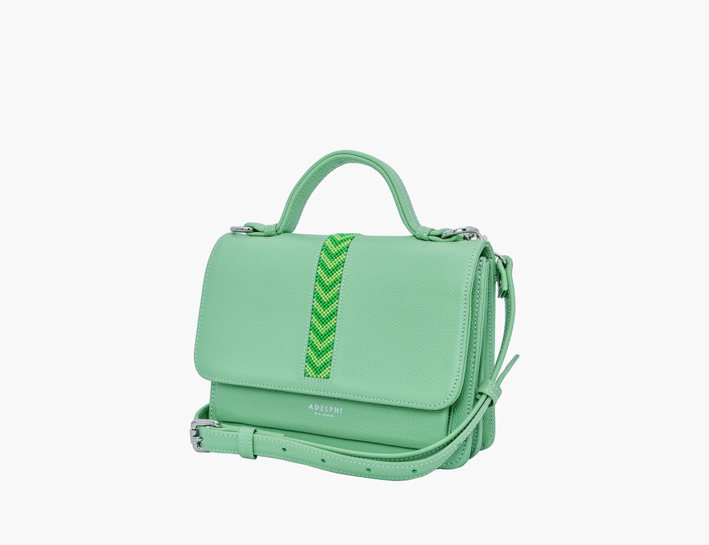 Top Handle with Flap Beaded