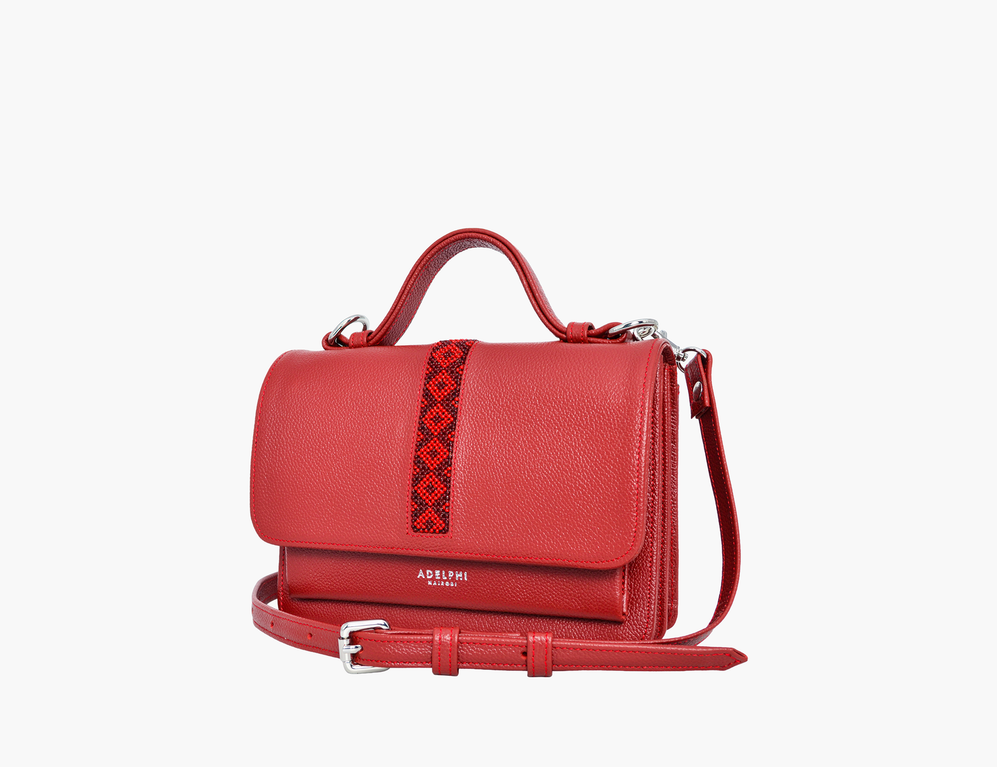 Top Handle with Flap Beaded