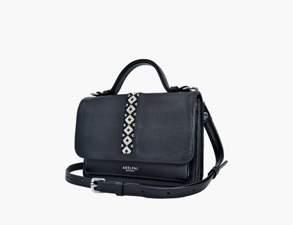 Top Handle with Flap Beaded