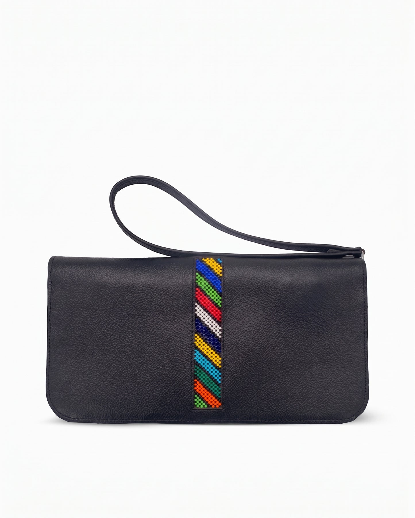 Travel Wallet With Zip Beaded