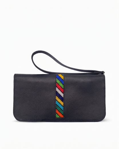 Travel Wallet With Zip Beaded