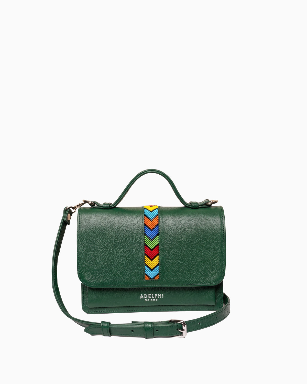 Top Handle with Flap Beaded