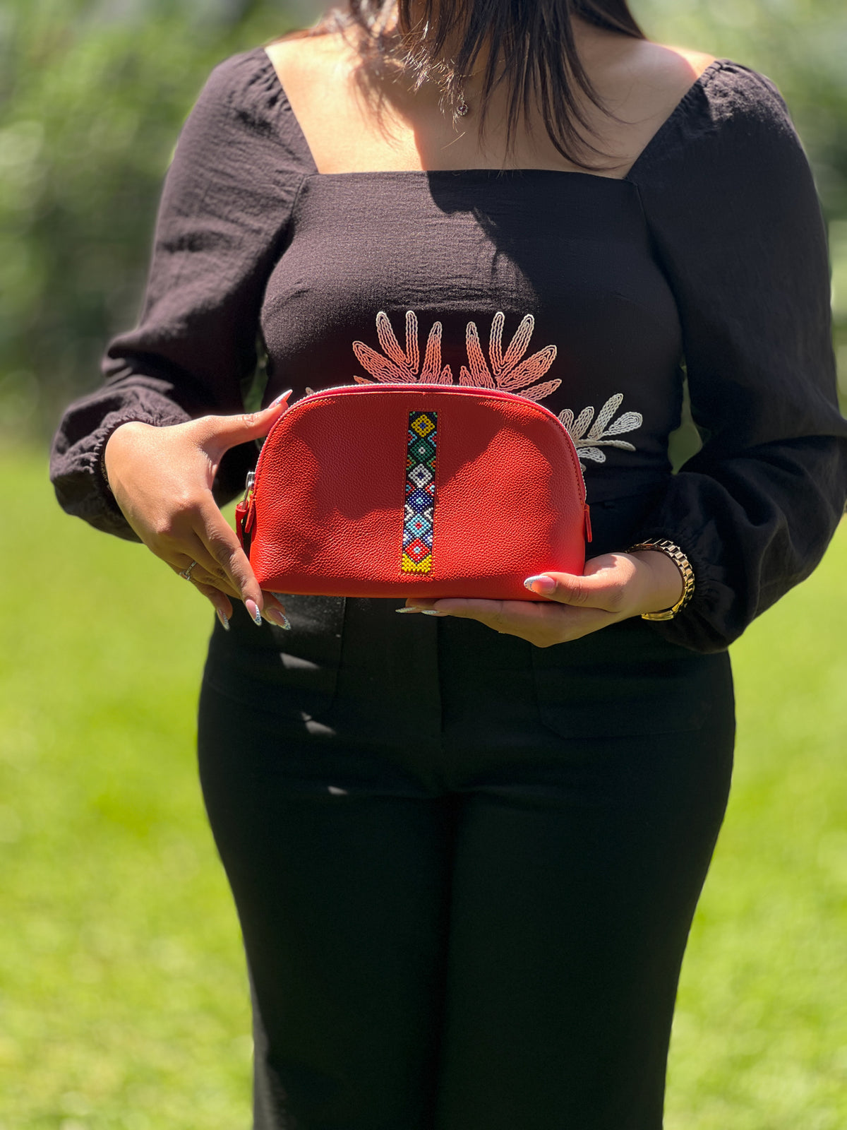 Cosmetic Pouch Beaded