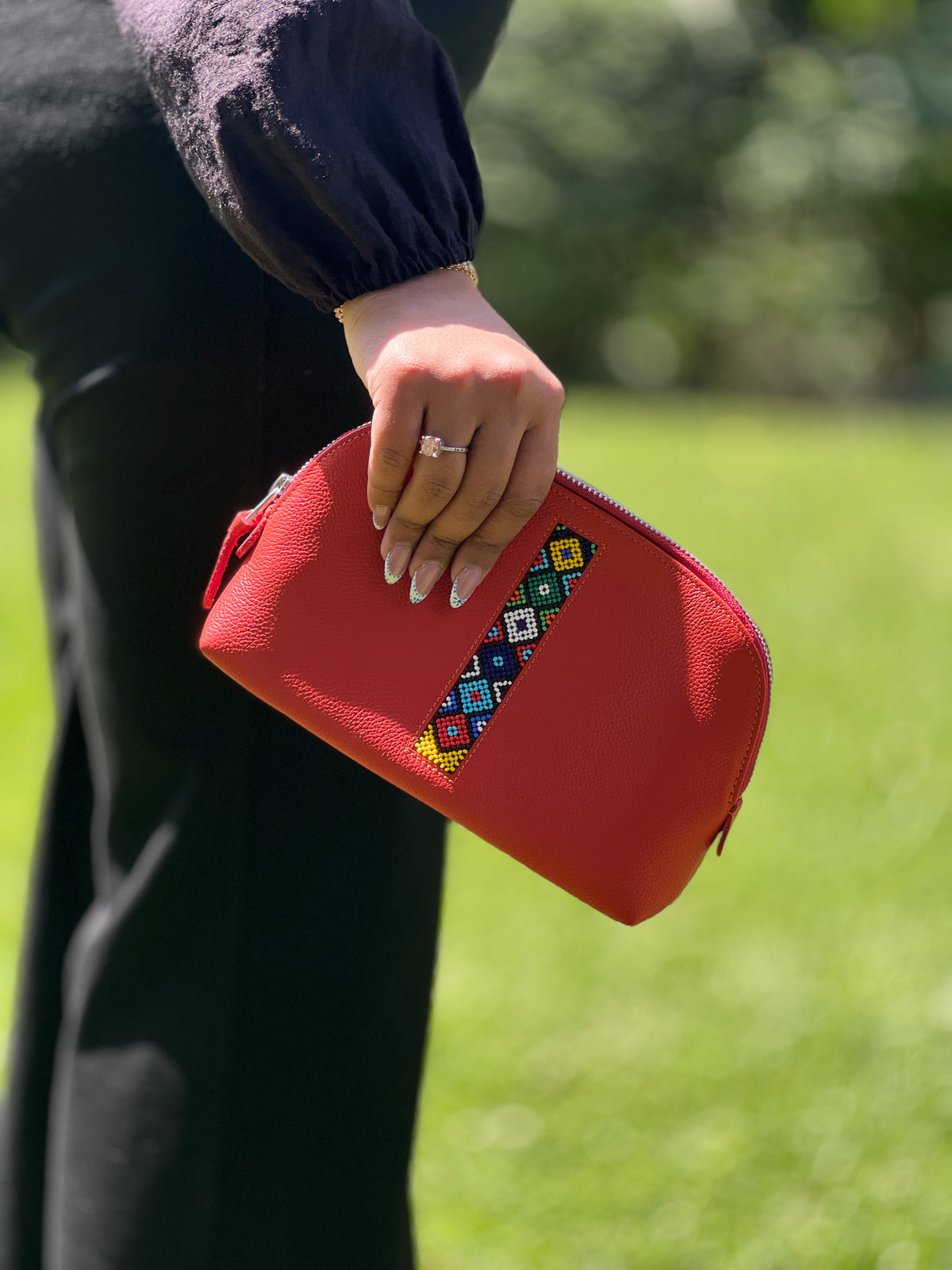 Cosmetic Pouch Beaded