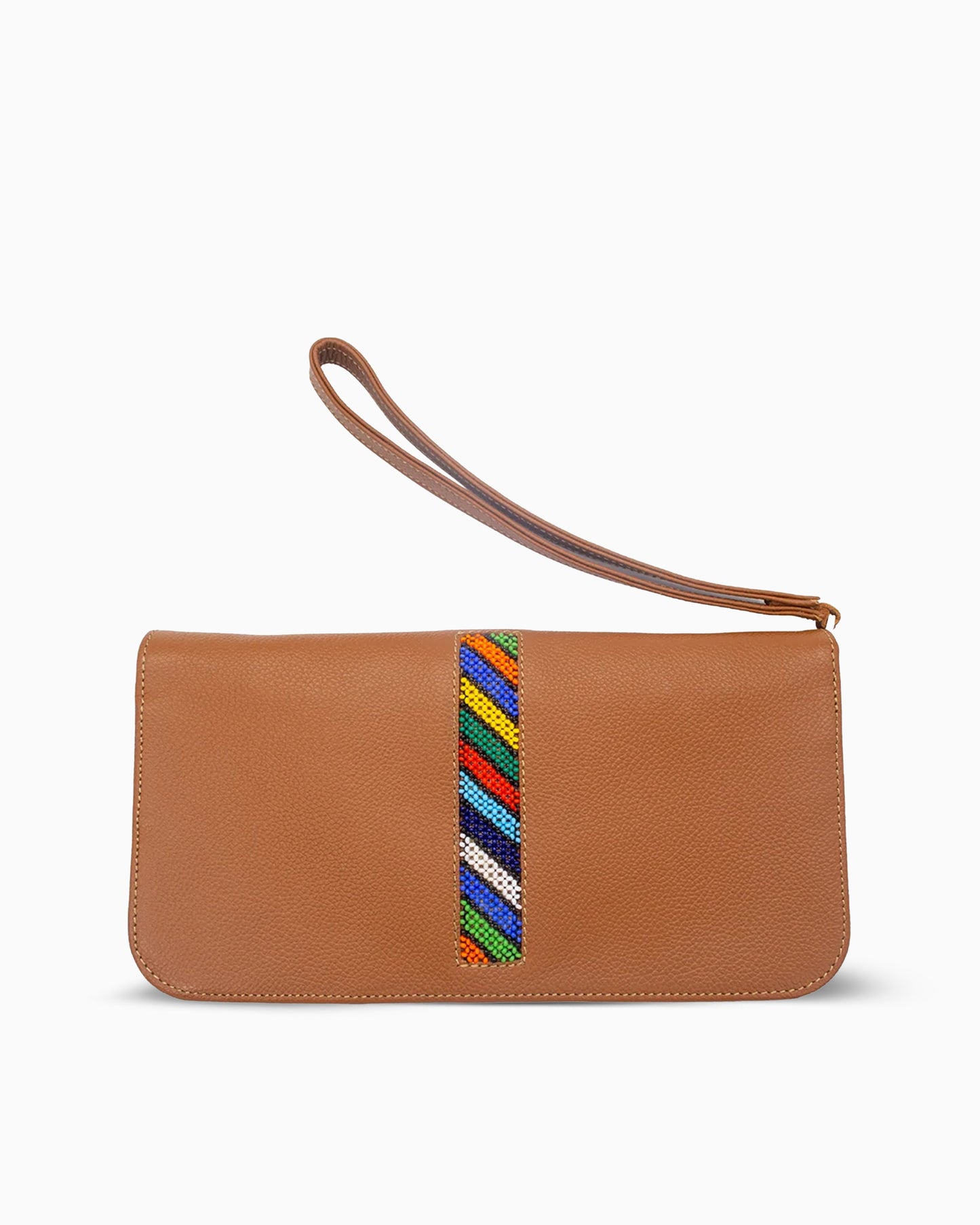 Travel Wallet With Zip Beaded