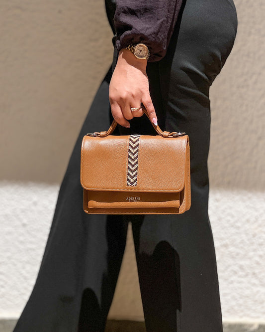 Top Handle with Flap Beaded