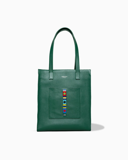 Vertical Tote Beaded