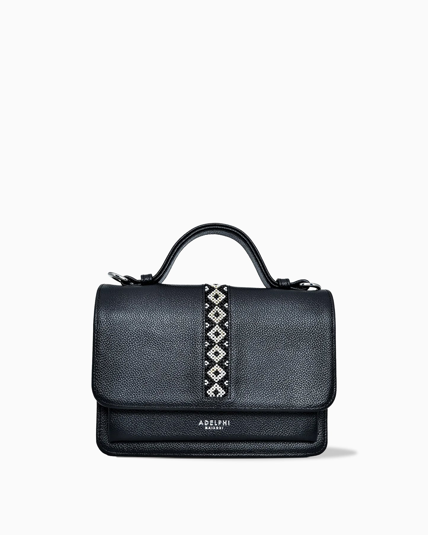Top Handle with Flap Beaded