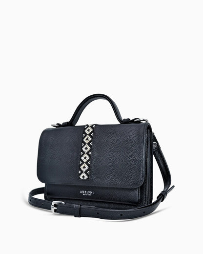 Top Handle with Flap Beaded
