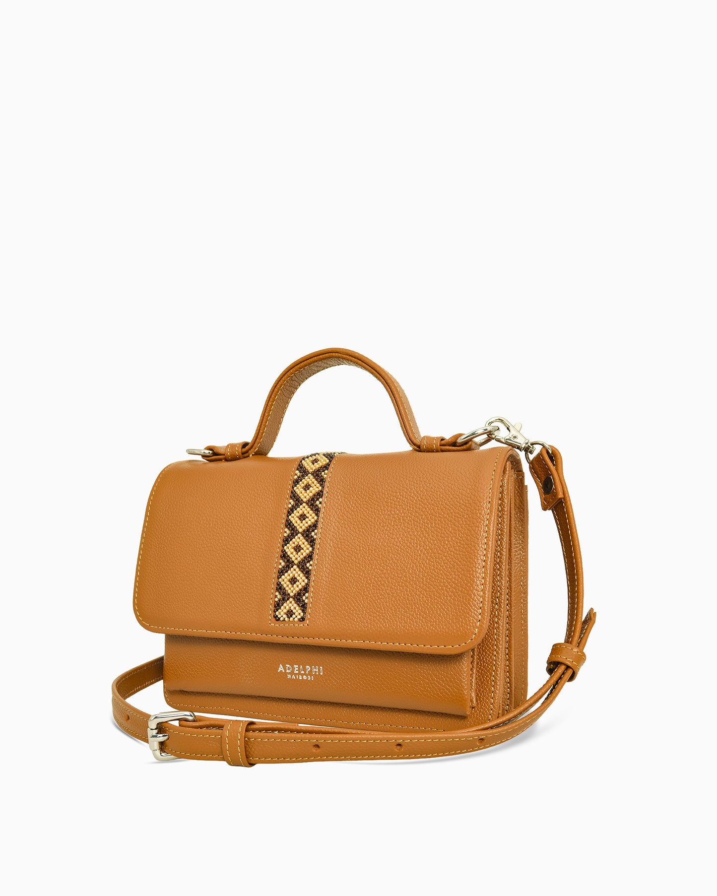 Top Handle with Flap Beaded
