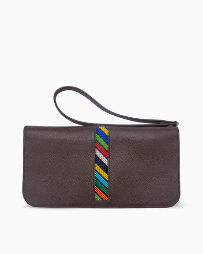 Travel Wallet With Zip Beaded