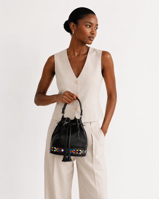 Bucket Bag Beaded