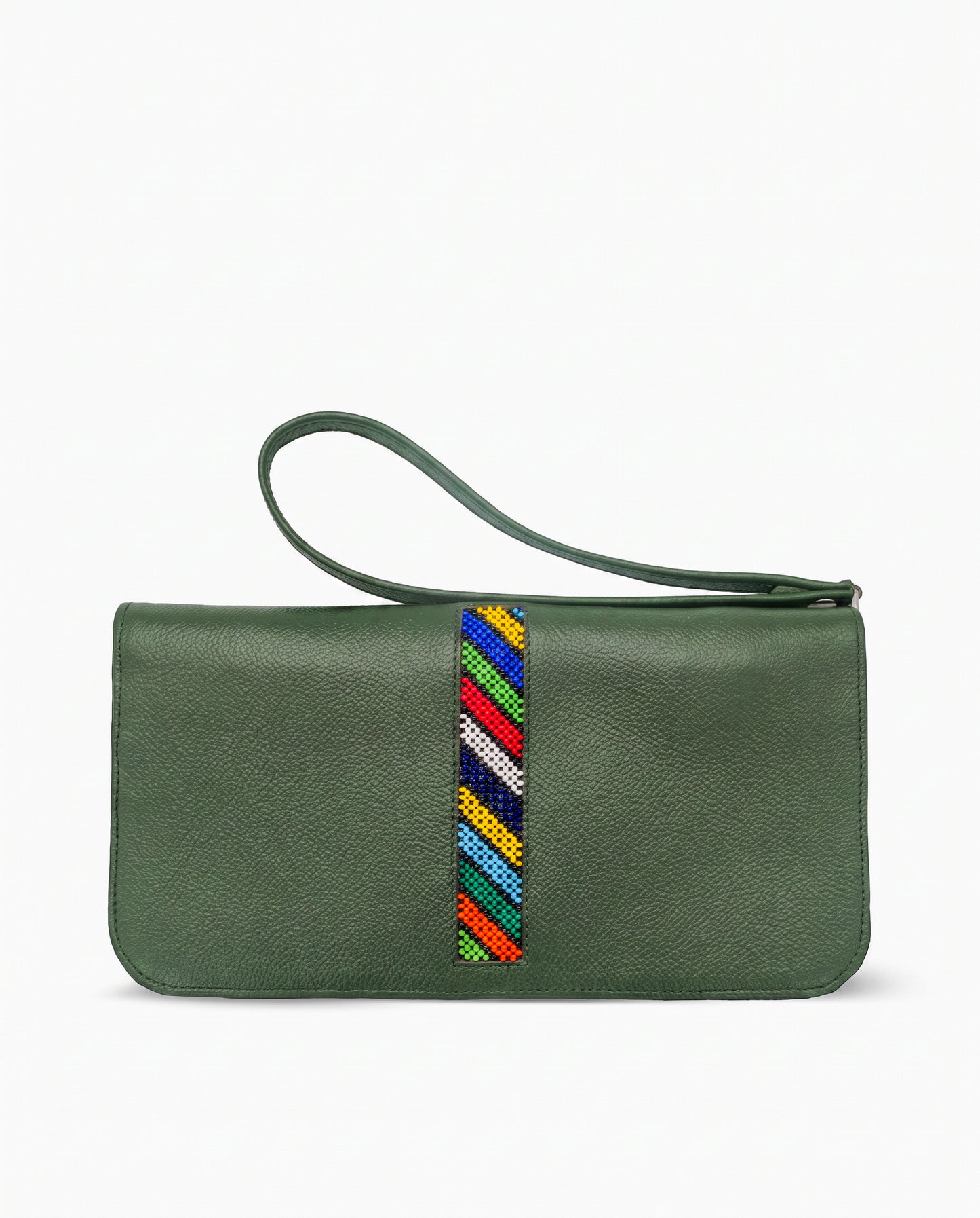 Travel Wallet With Zip Beaded