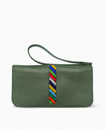Travel Wallet With Zip Beaded