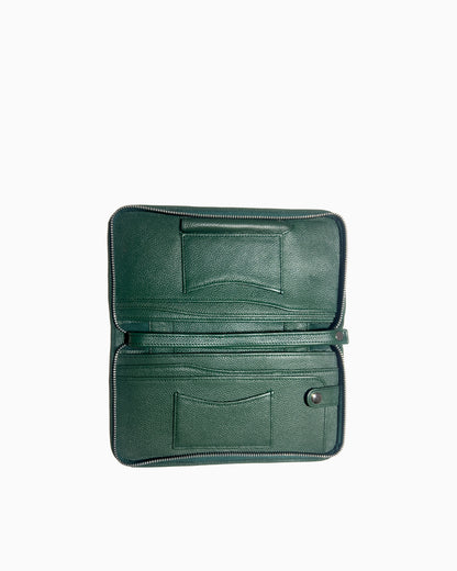 Travel Wallet With Zip Beaded