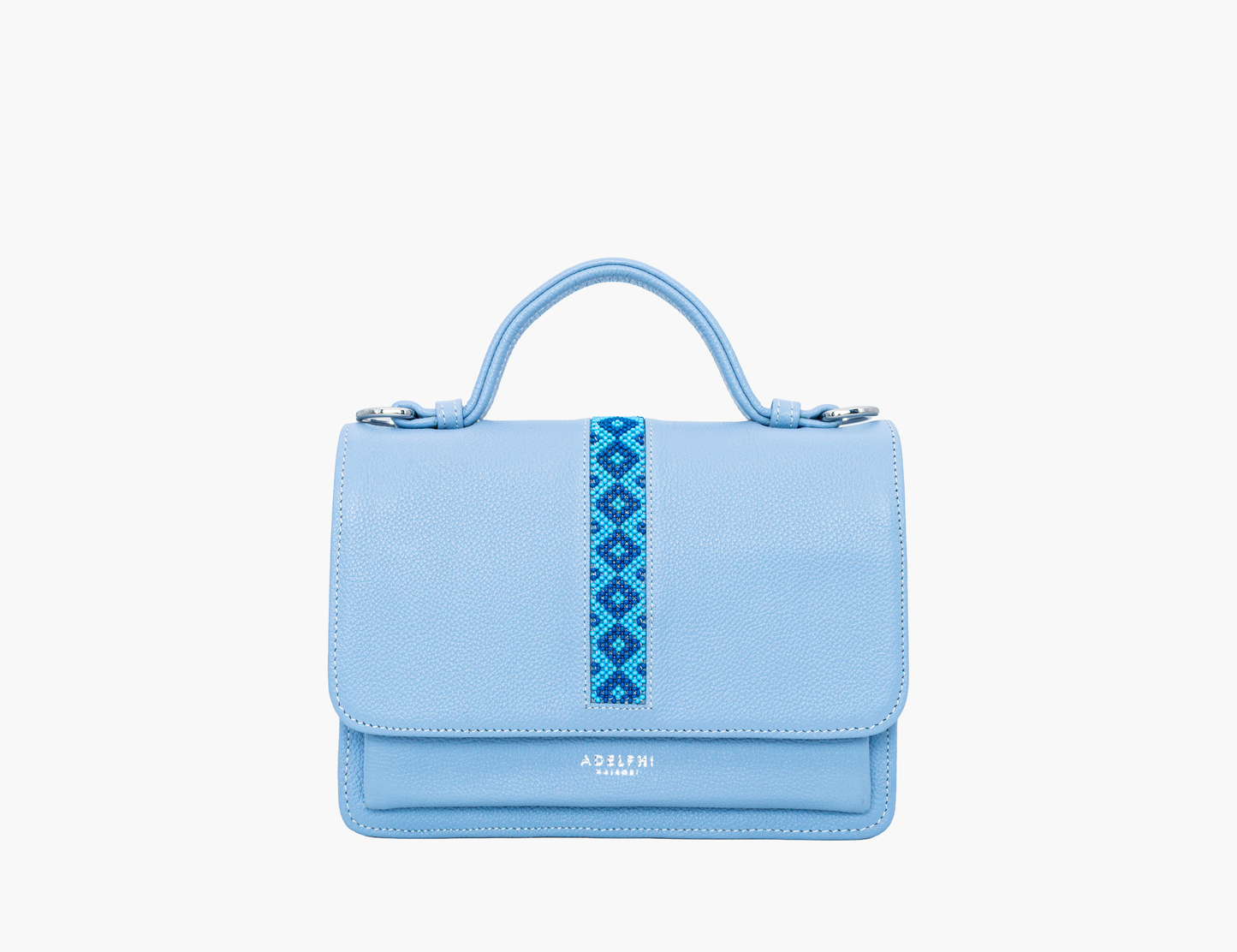 Top Handle with Flap Beaded