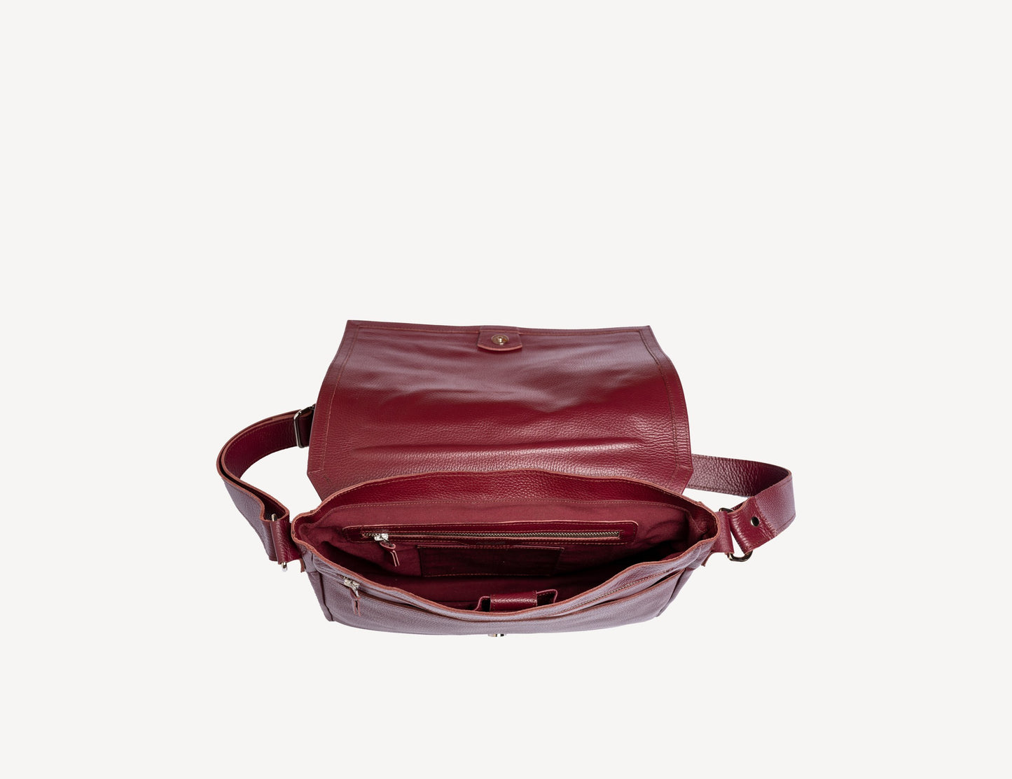 Camel 3008 Beaded | Leather Messenger Bag | Adelphi