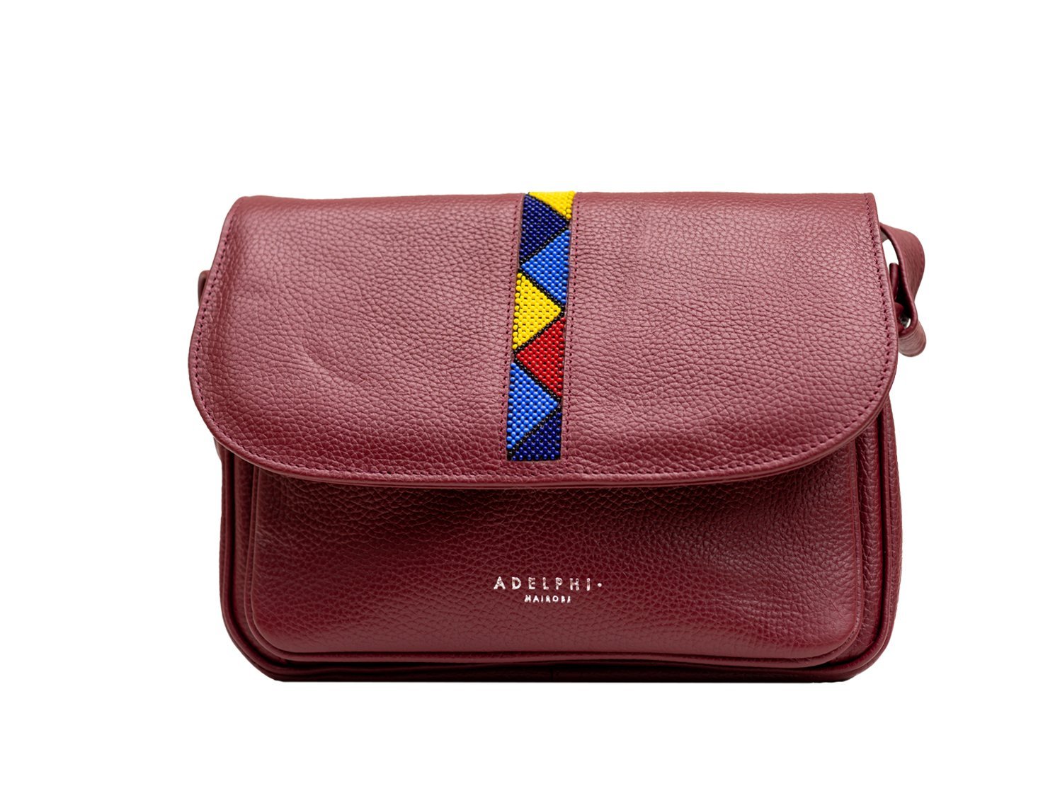 Multi Pocket Beaded Bag| Ladies Leather Weekend Bag 