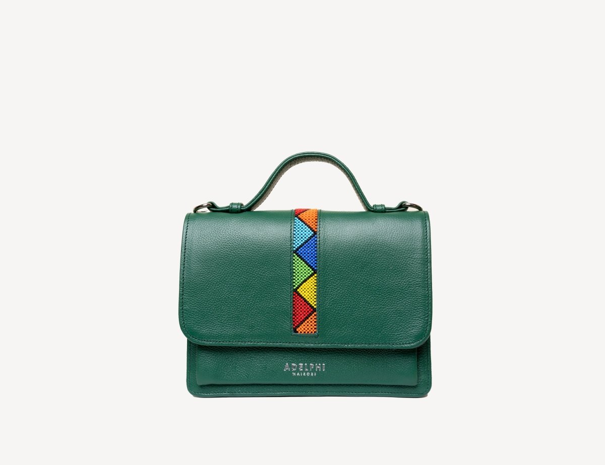 Top Handle with Flap Beaded