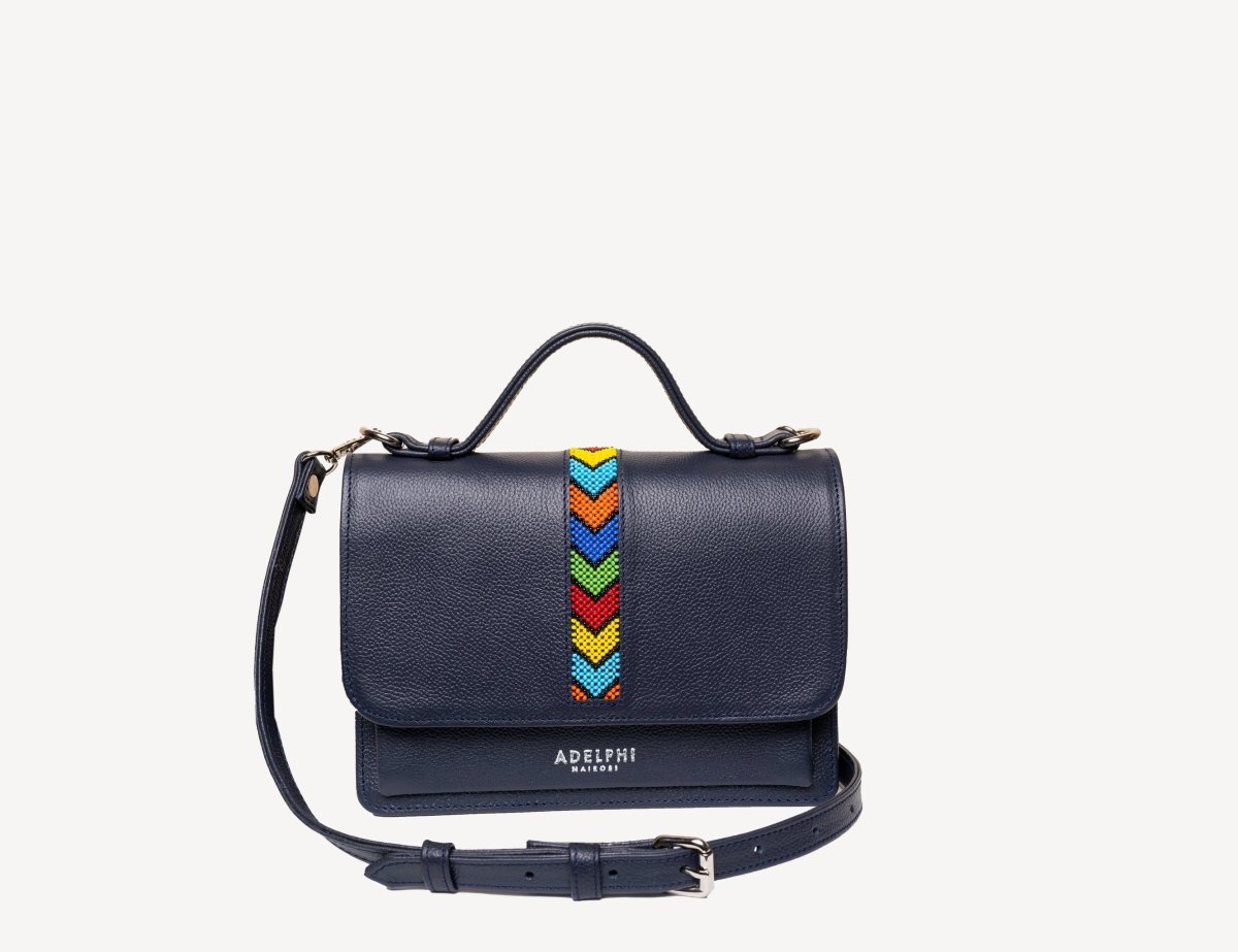 Top Handle with Flap Beaded