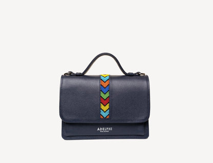 Top Handle with Flap Beaded