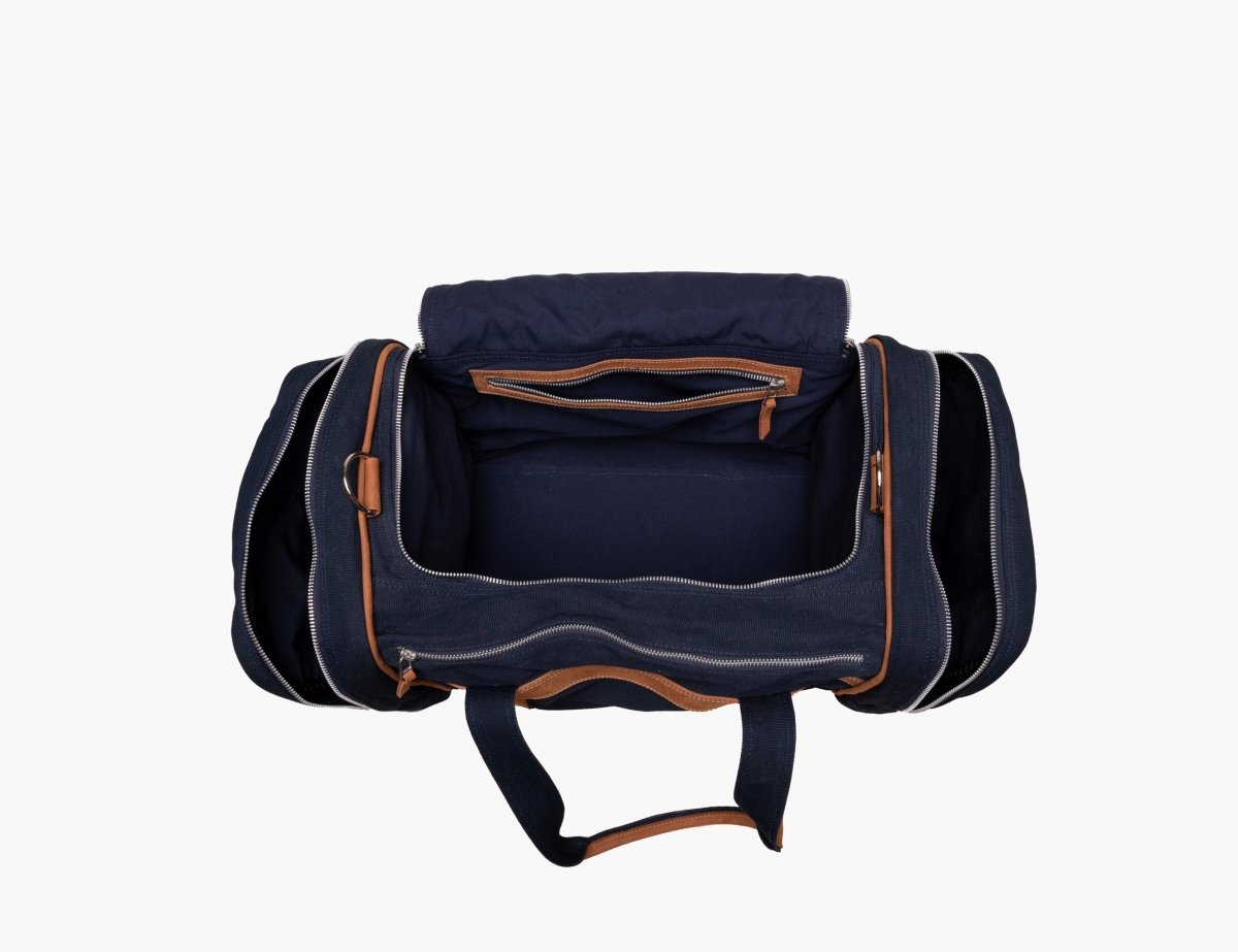 Travel Bag B with Flap Canvas